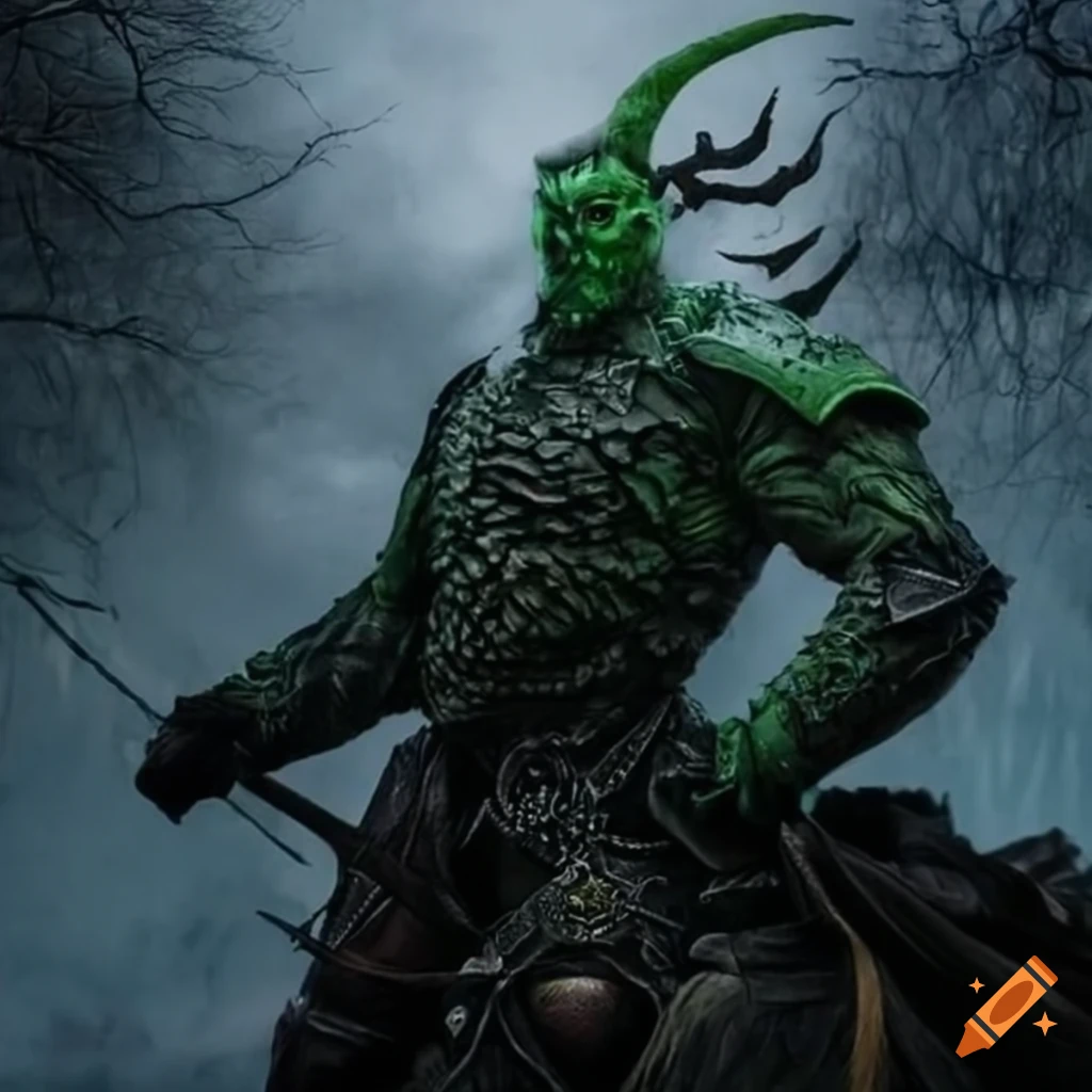 Headless Horseman of the Apocalypse transforming into the White Headless Ice Horseman