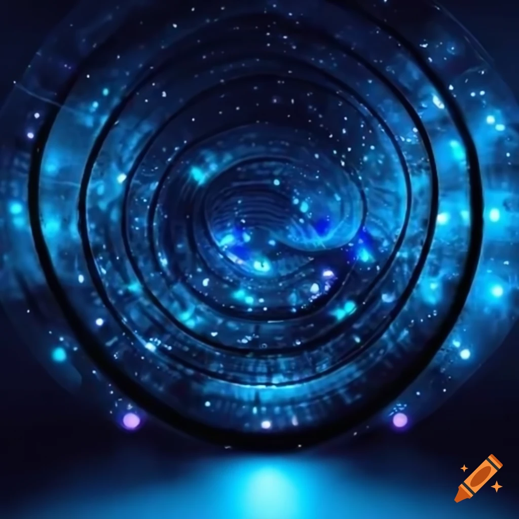 Perfect blue music-led background