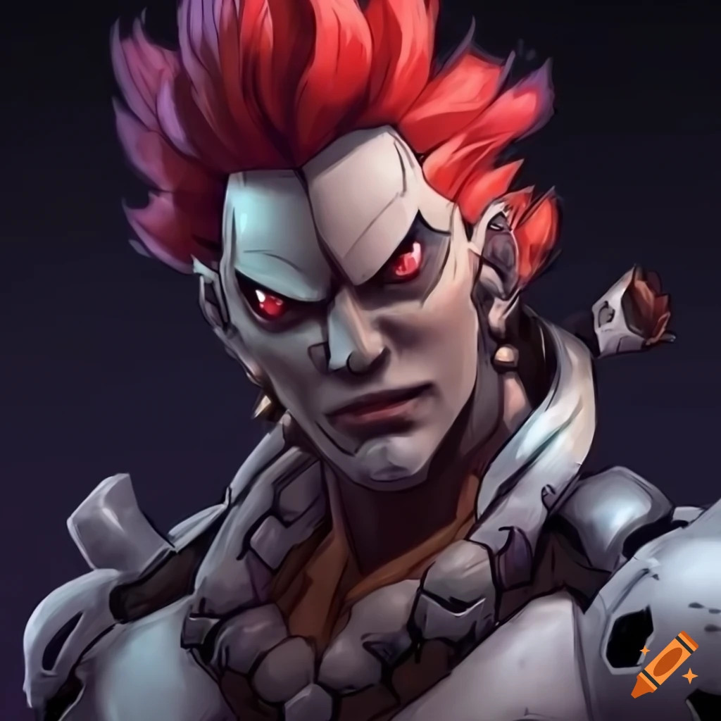 Character artwork of Akuma and Genji