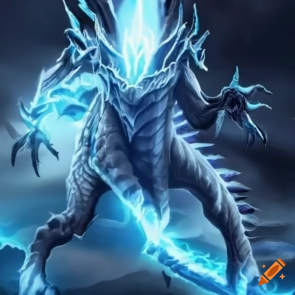 Triple Blackhole Dragon of Fire, Ice, and Lightning
