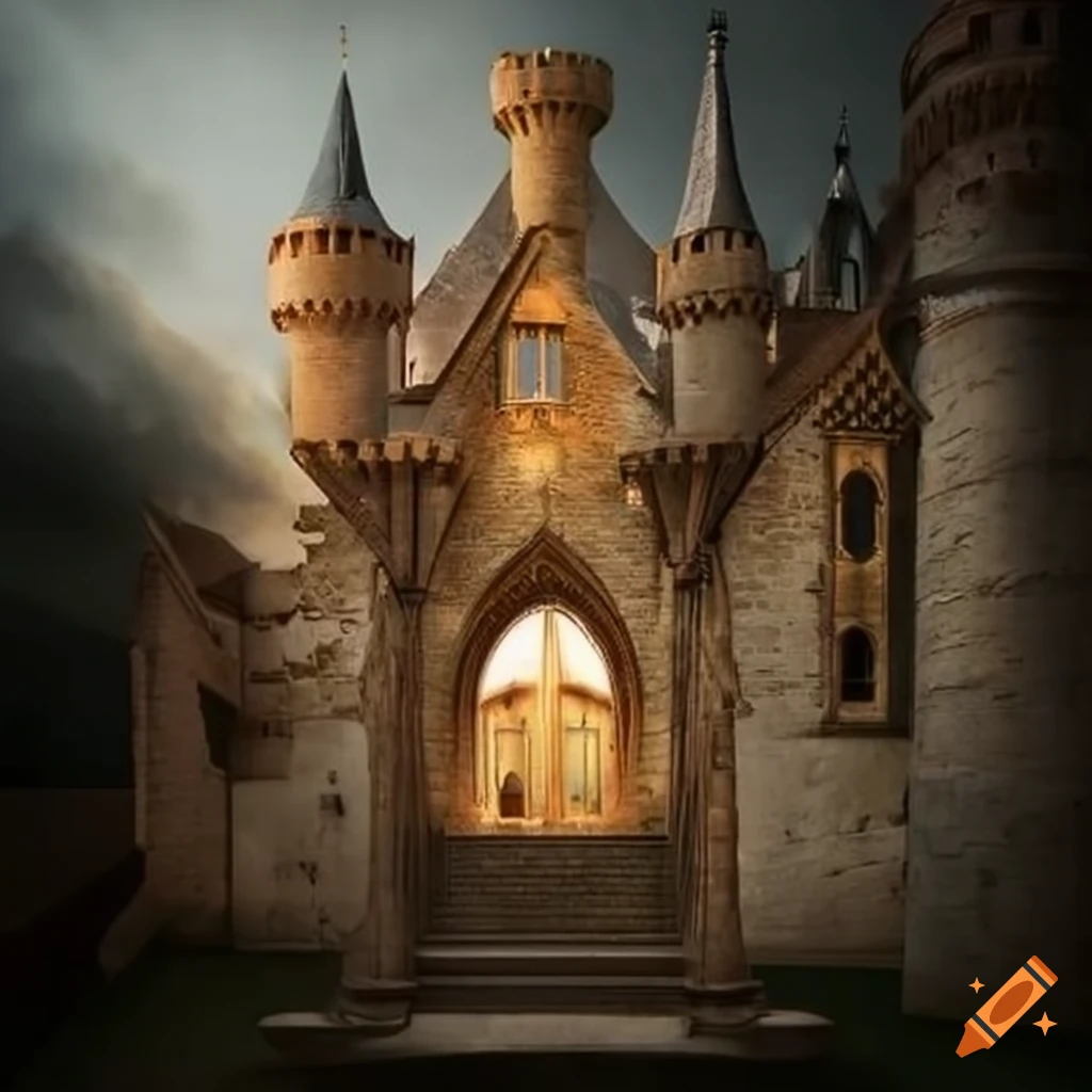 Exquisite medieval castle with intricate architecture on Craiyon