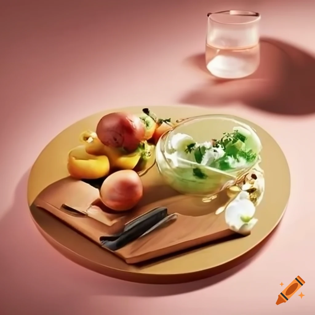 Well-set table for lunch