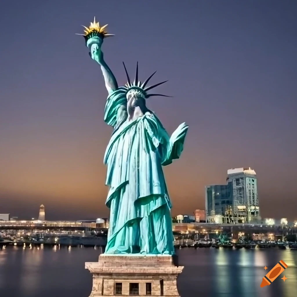 Statue of liberty in glendale, ca on Craiyon
