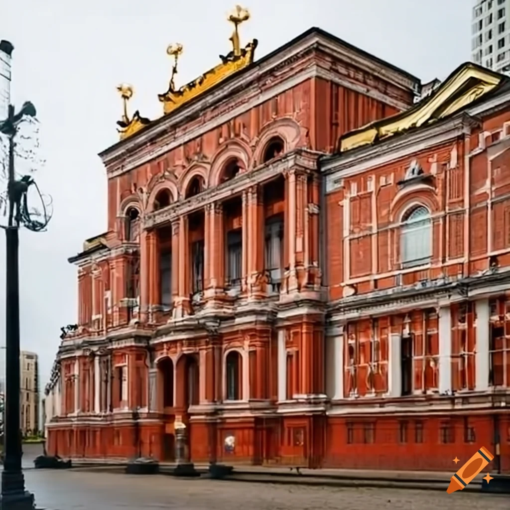 Library building in the center of Moscow City