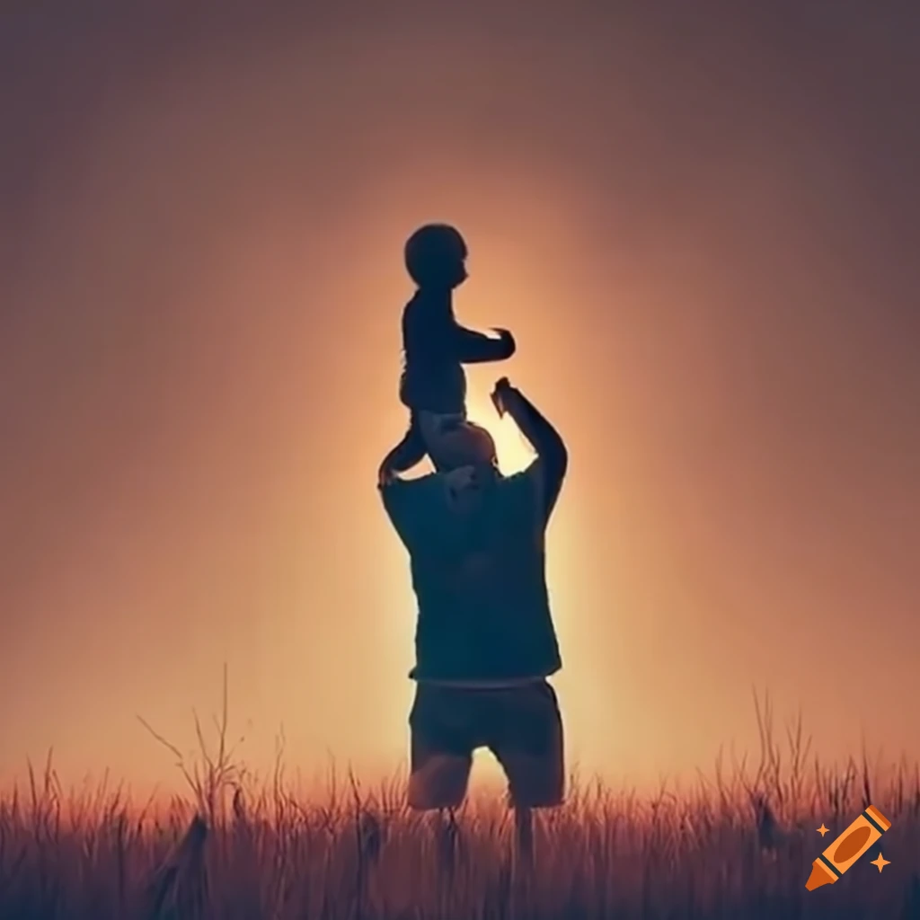 Heartwarming father and child bonding moments