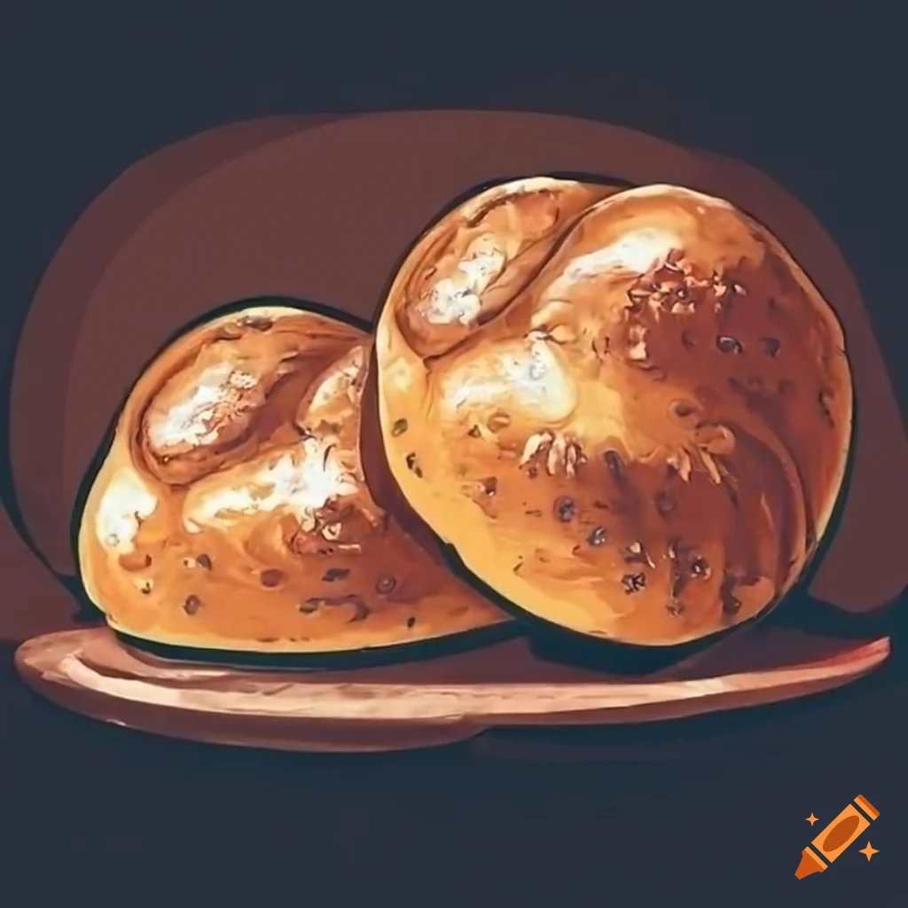 Dinner rolls on Craiyon