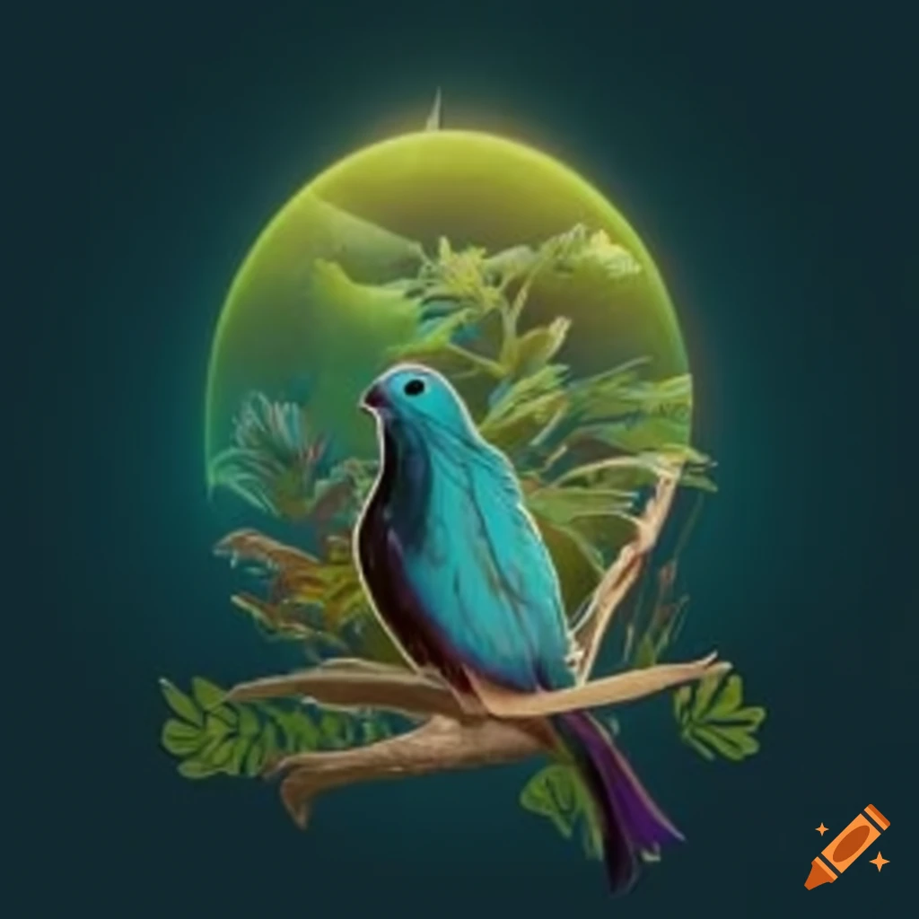 Logo for Faithful Foliage Gardens with Christian themes and a dove
