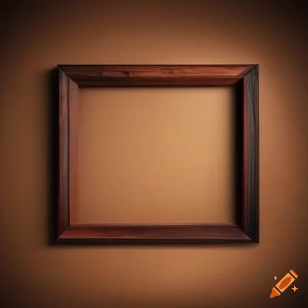 Wooden frame on Craiyon