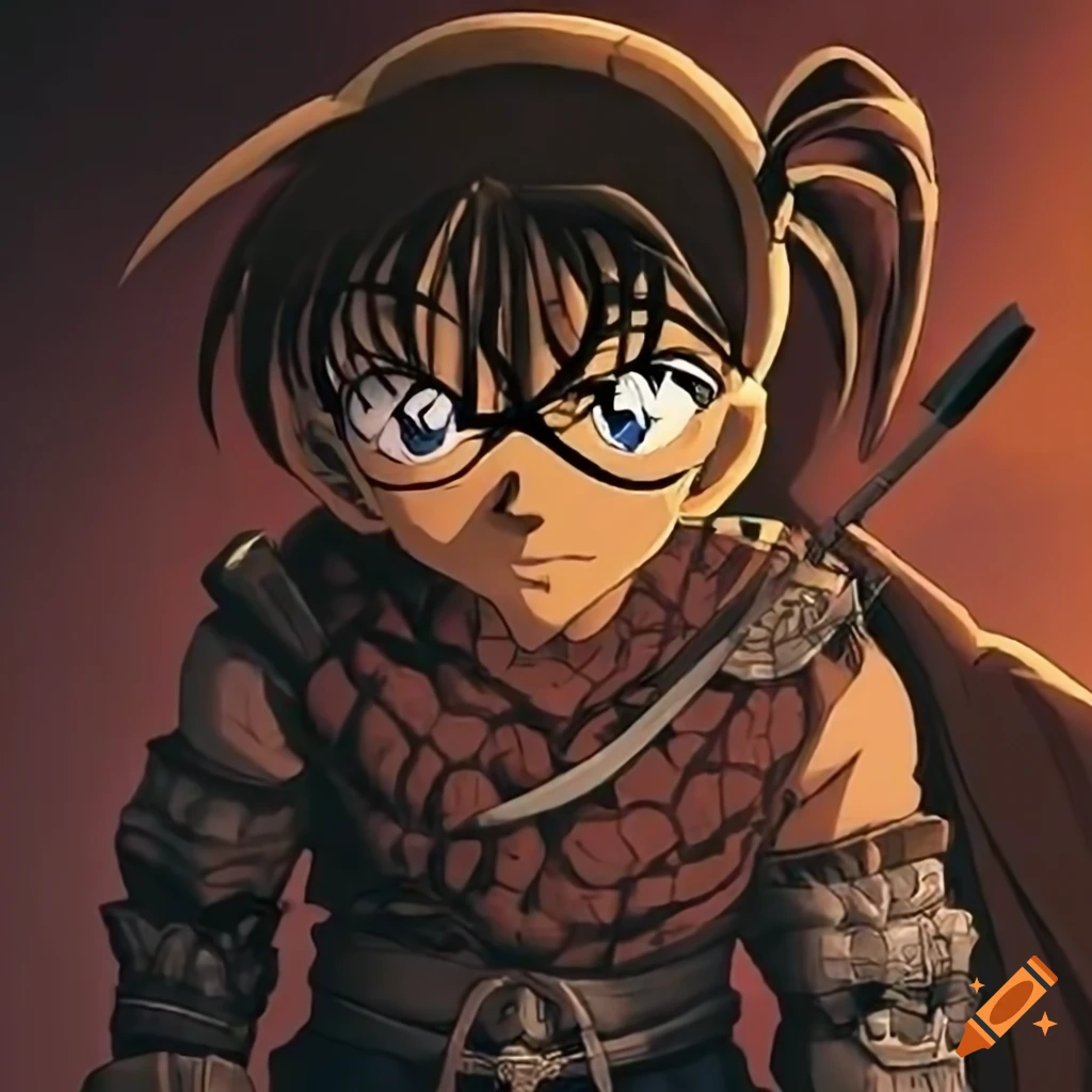 Detective Conan transformed as Conan the Barbarian