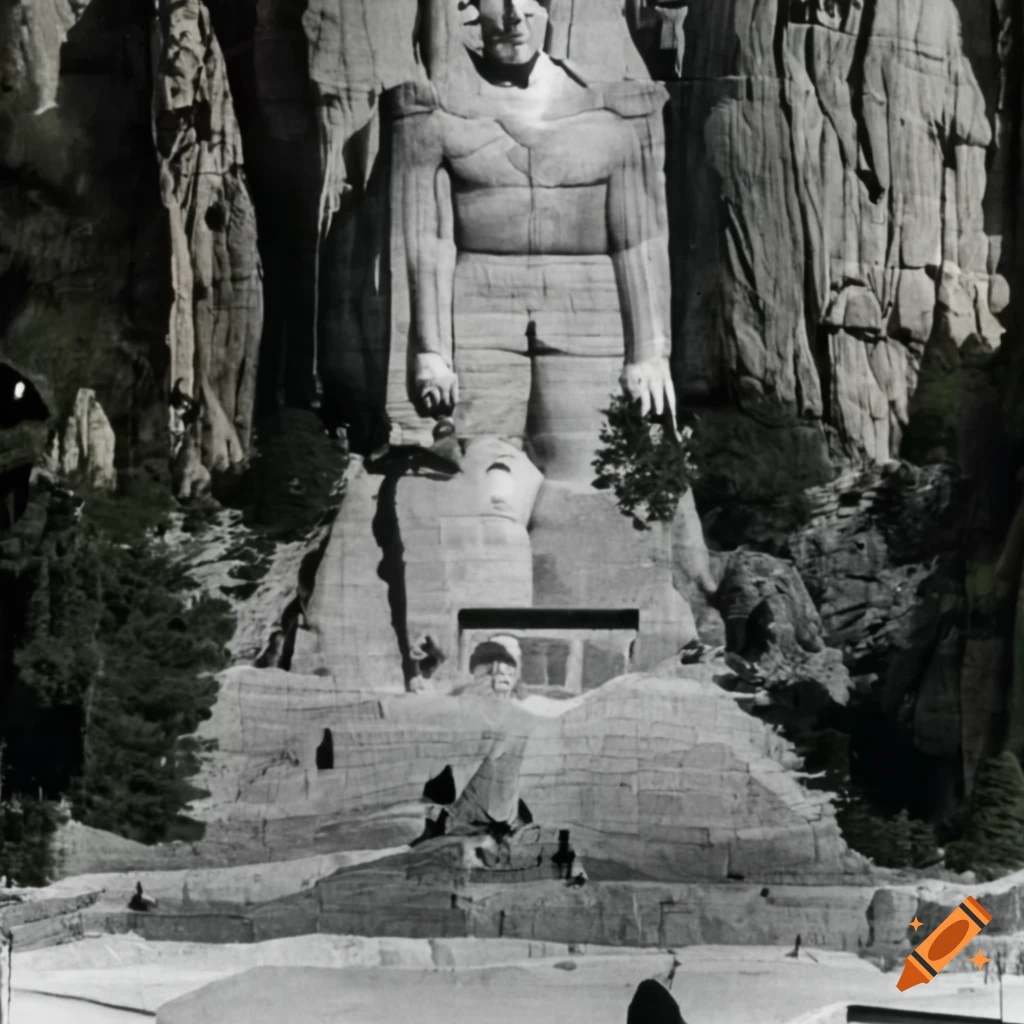 X-ray of Mount Rushmore