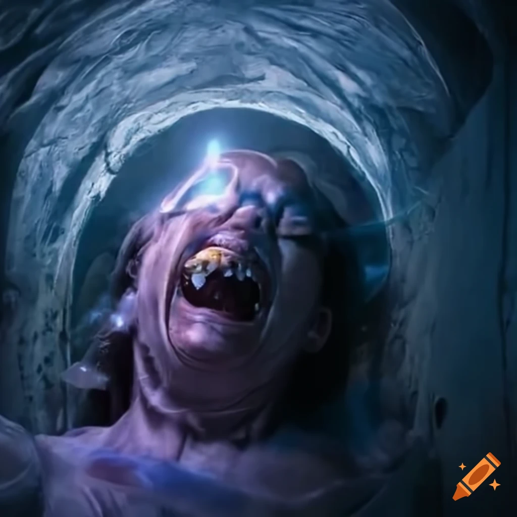 Someone laughing in the sewers
