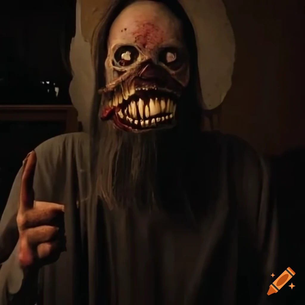 Trevor Henderson inspired monster from Lancaster County: Undead Amish man with horrifying skin conditions