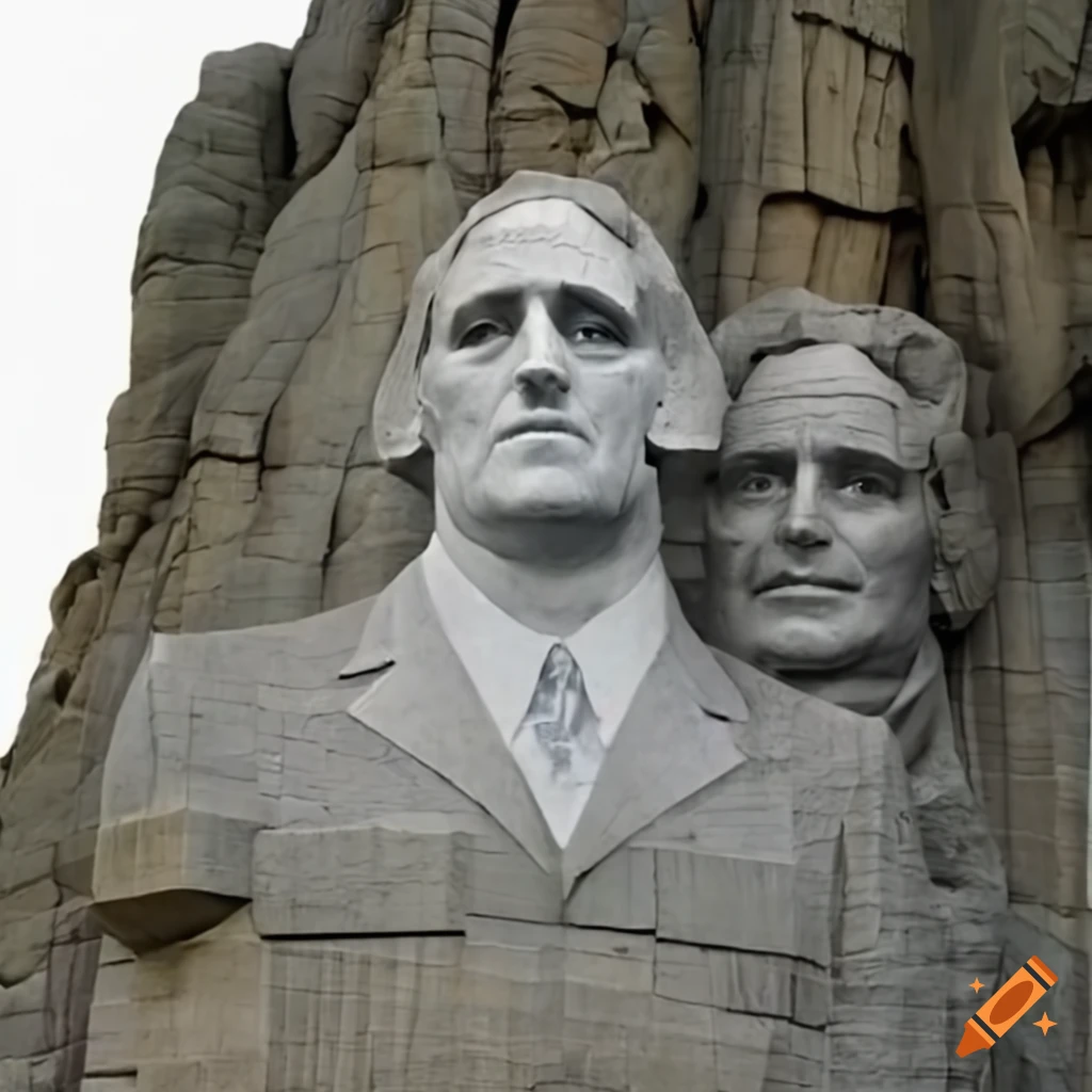 X-ray of Mount Rushmore