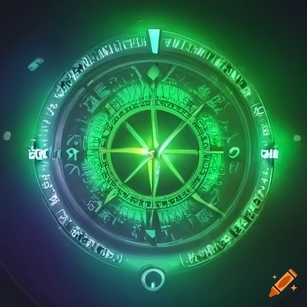 Astral green compass