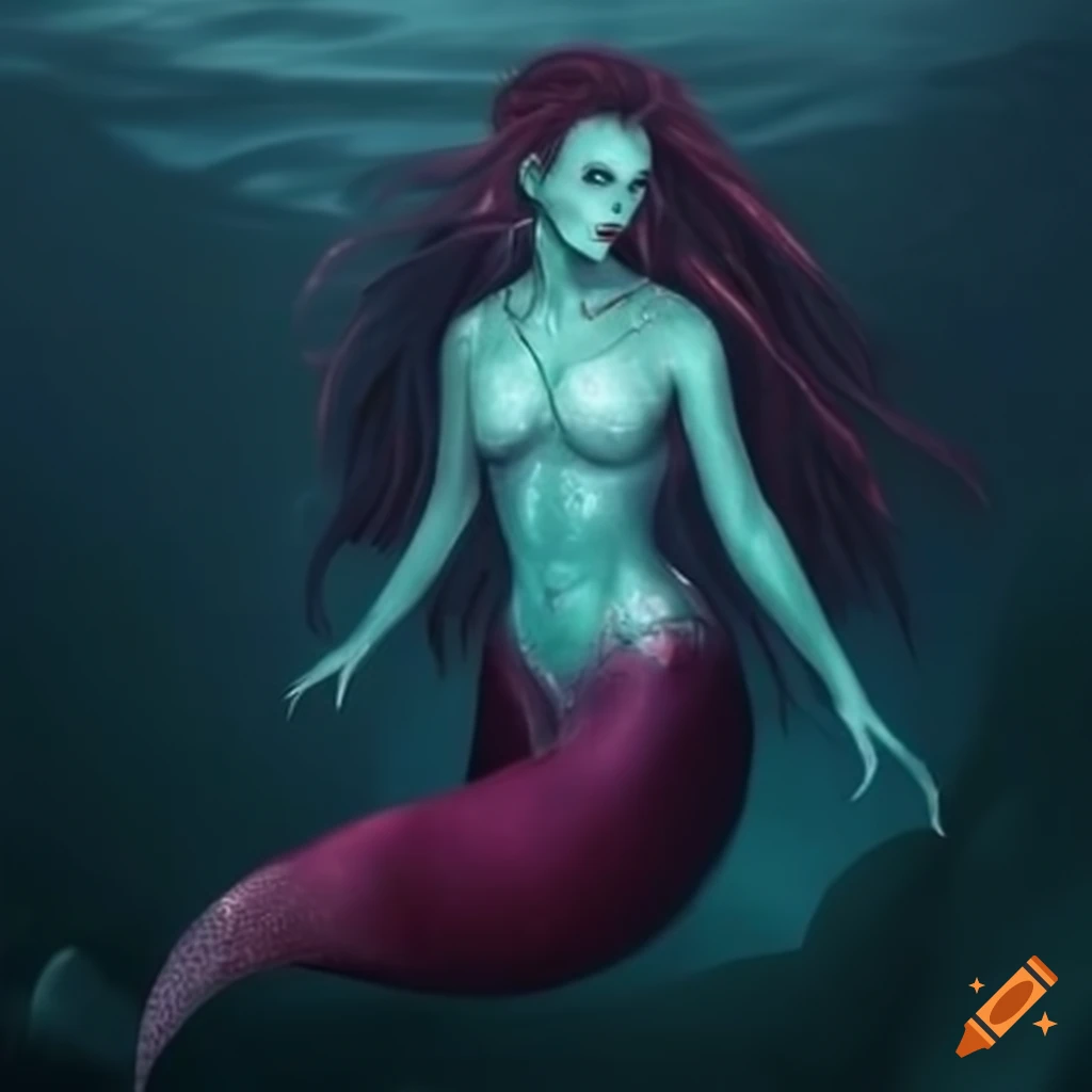 Mermaid vampire hybrid creature