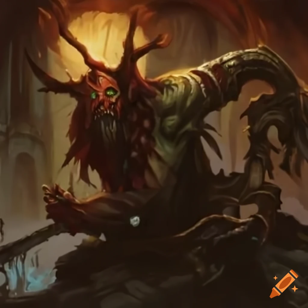 Necromaniac heavy plate from Magic: The Gathering
