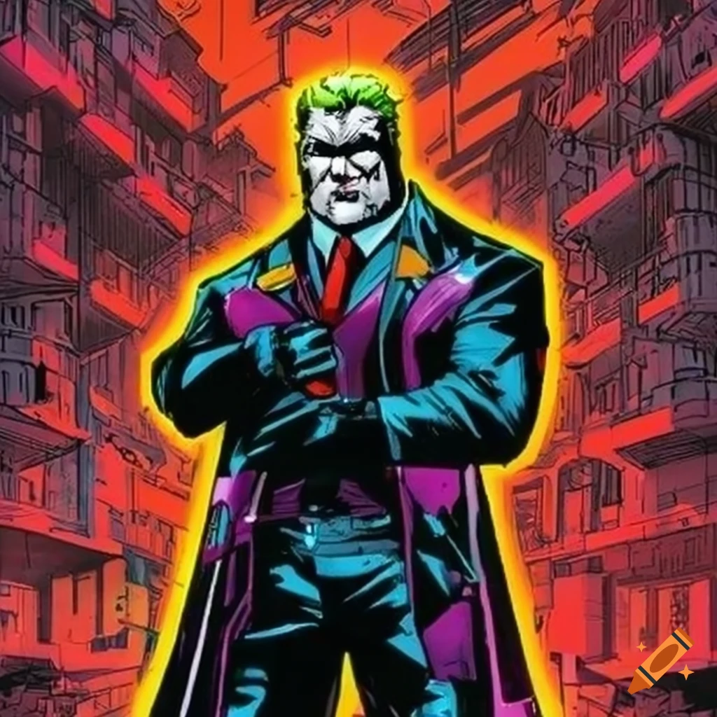 Airport villain in vibrant comic book style by Jim Lee and Greg Capullo