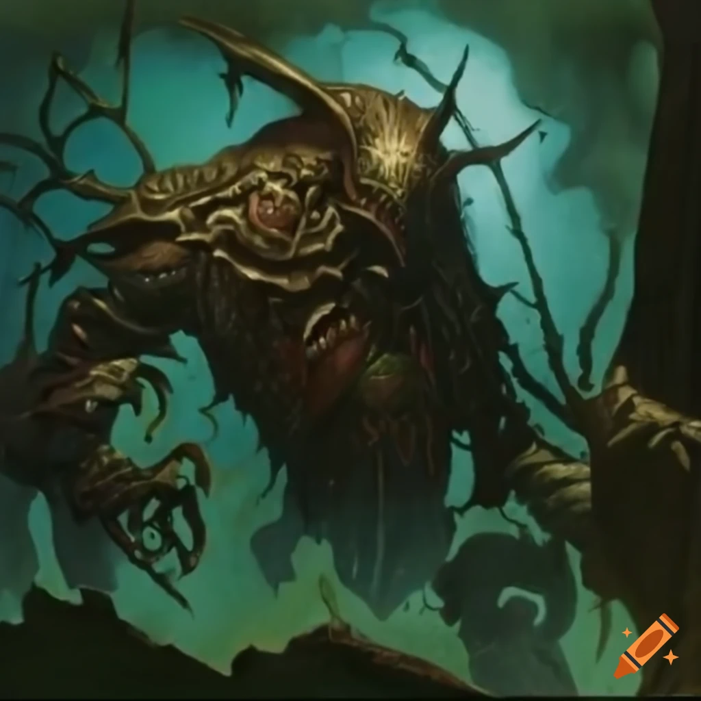 Necromaniac heavy plate from Magic: The Gathering