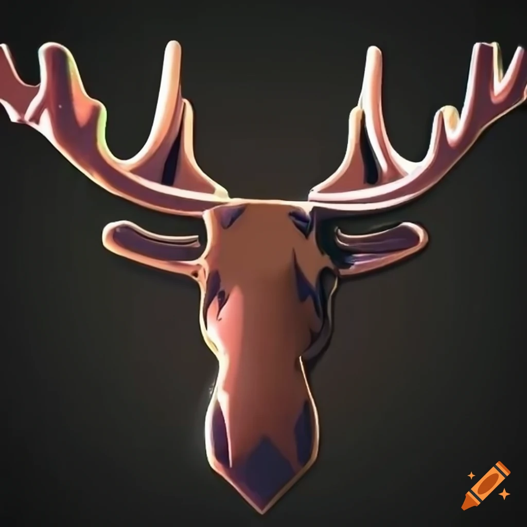 Unique gamer tag emblem featuring a moose head