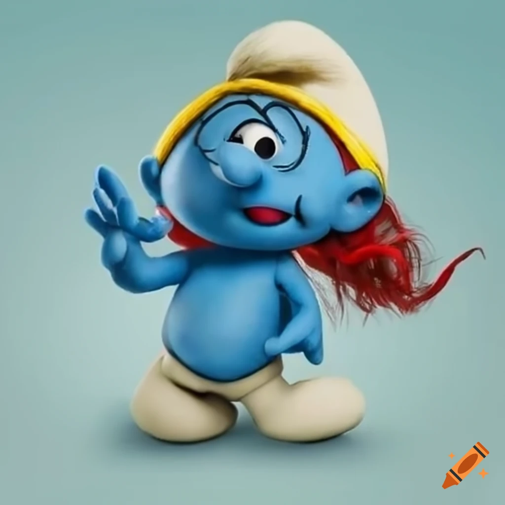 Meany Wacky Smurf character