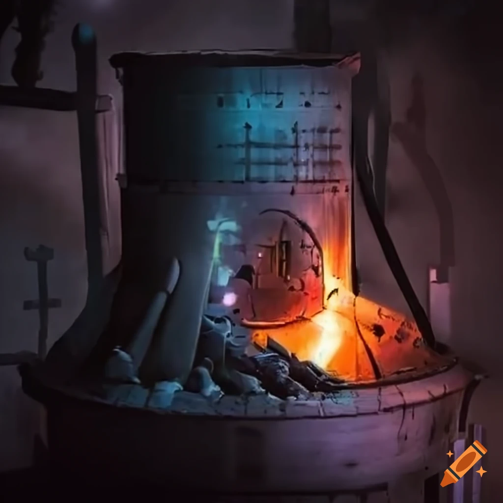 Makeshift smelter