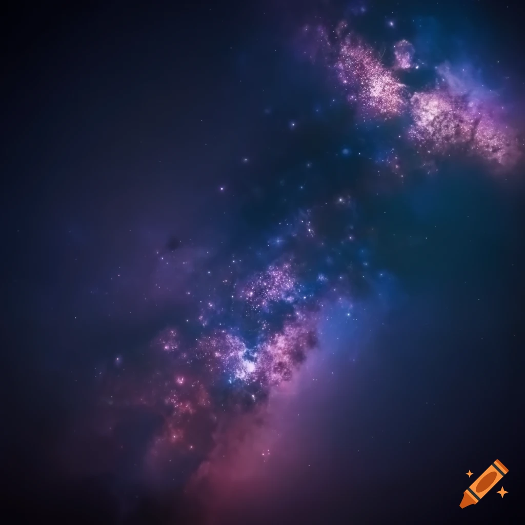 Celestial lights landscape