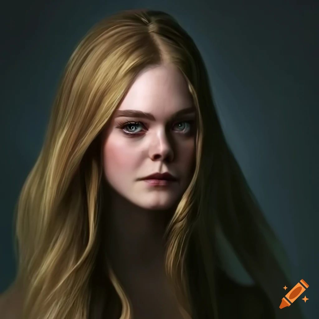 Elle Fanning as Princess Zelda in stunning detailed outfit