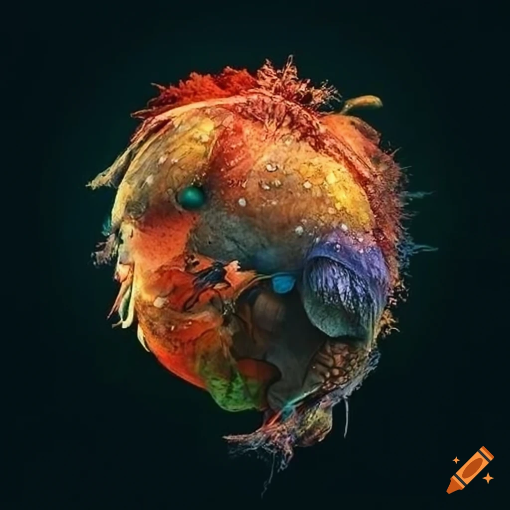 Art depicting harmonious interaction between humans and nature