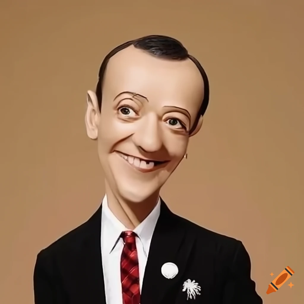 Intriguing puppet performing tap-dance like Fred Astaire