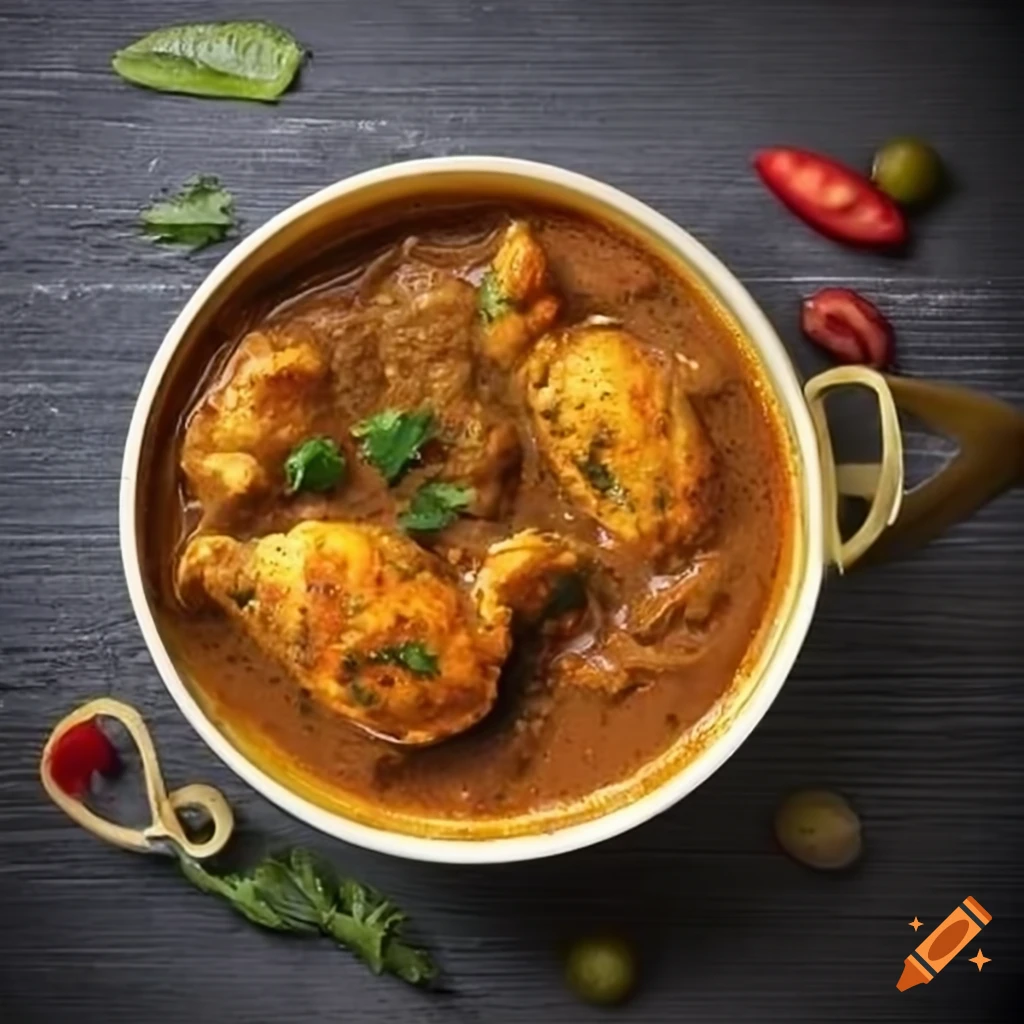Flavorful chicken dish with spiced sauce