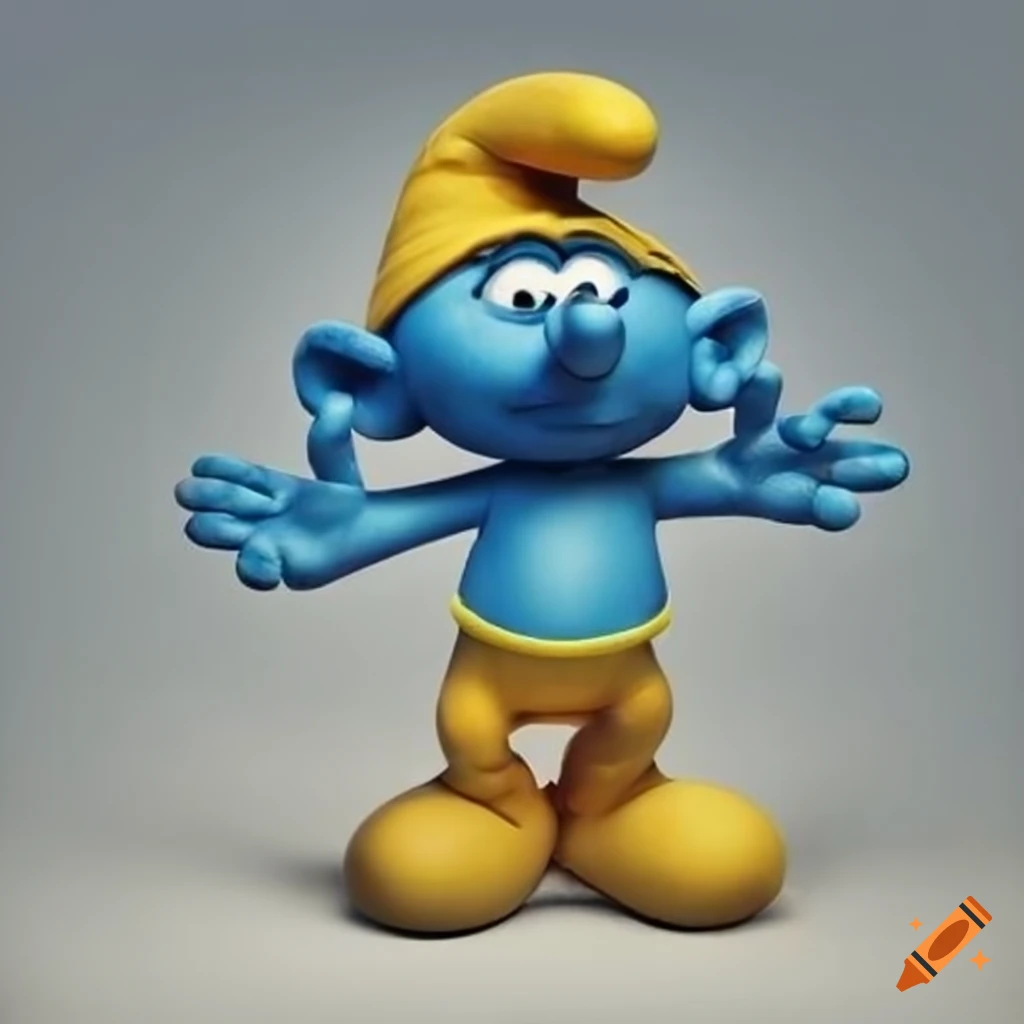 Meany Wacky Smurf character