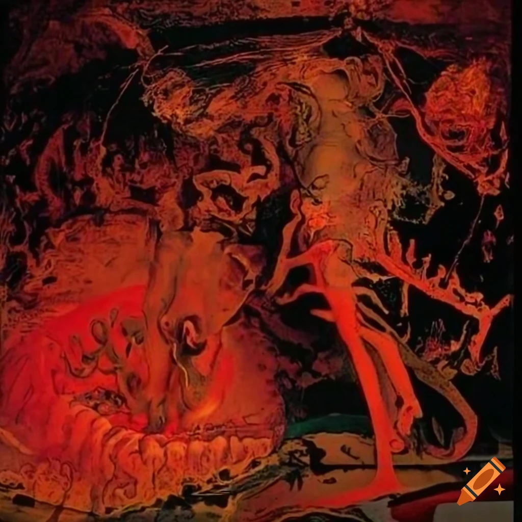 Baroque baron in a vivid landscape inspired by various artists