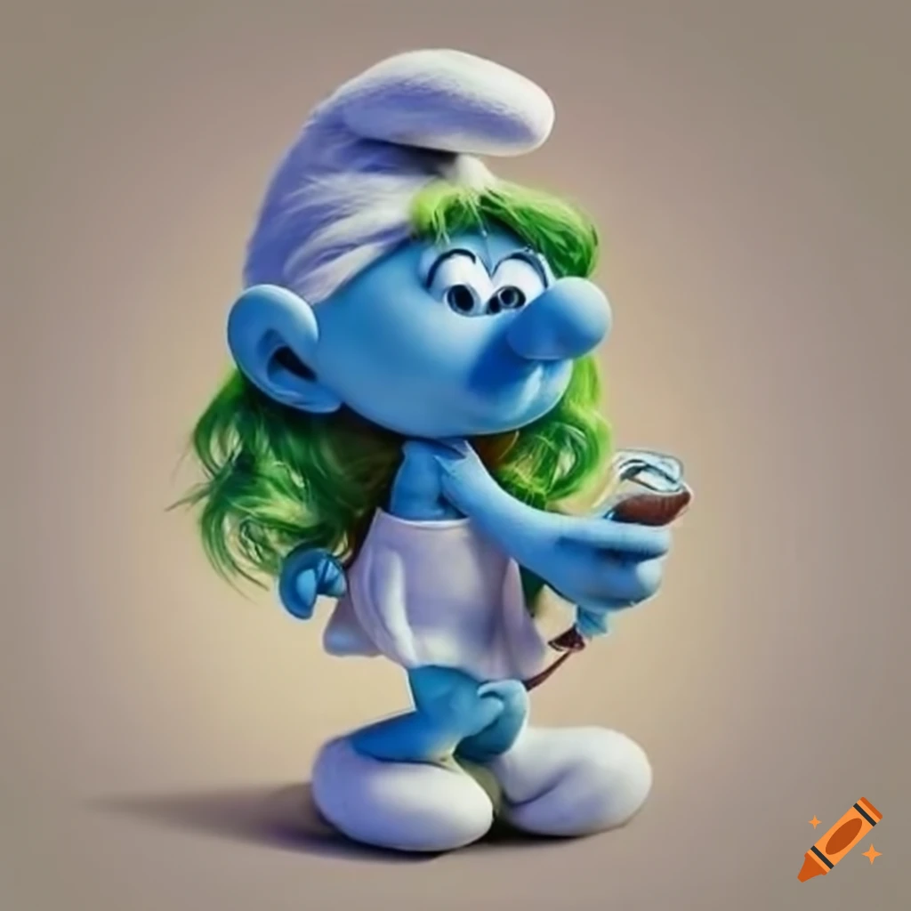 Meany Wacky Smurf character