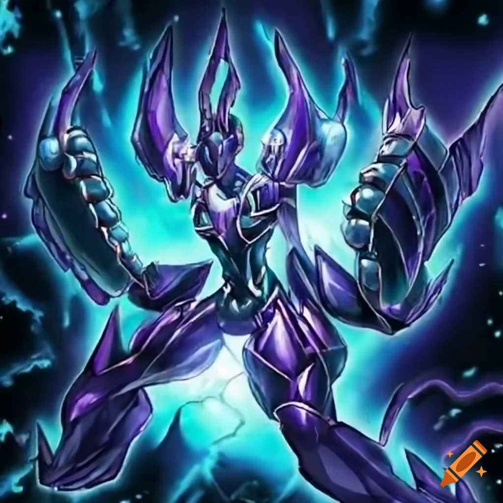 Yu-Gi-Oh card art featuring a dynamic heavy storm