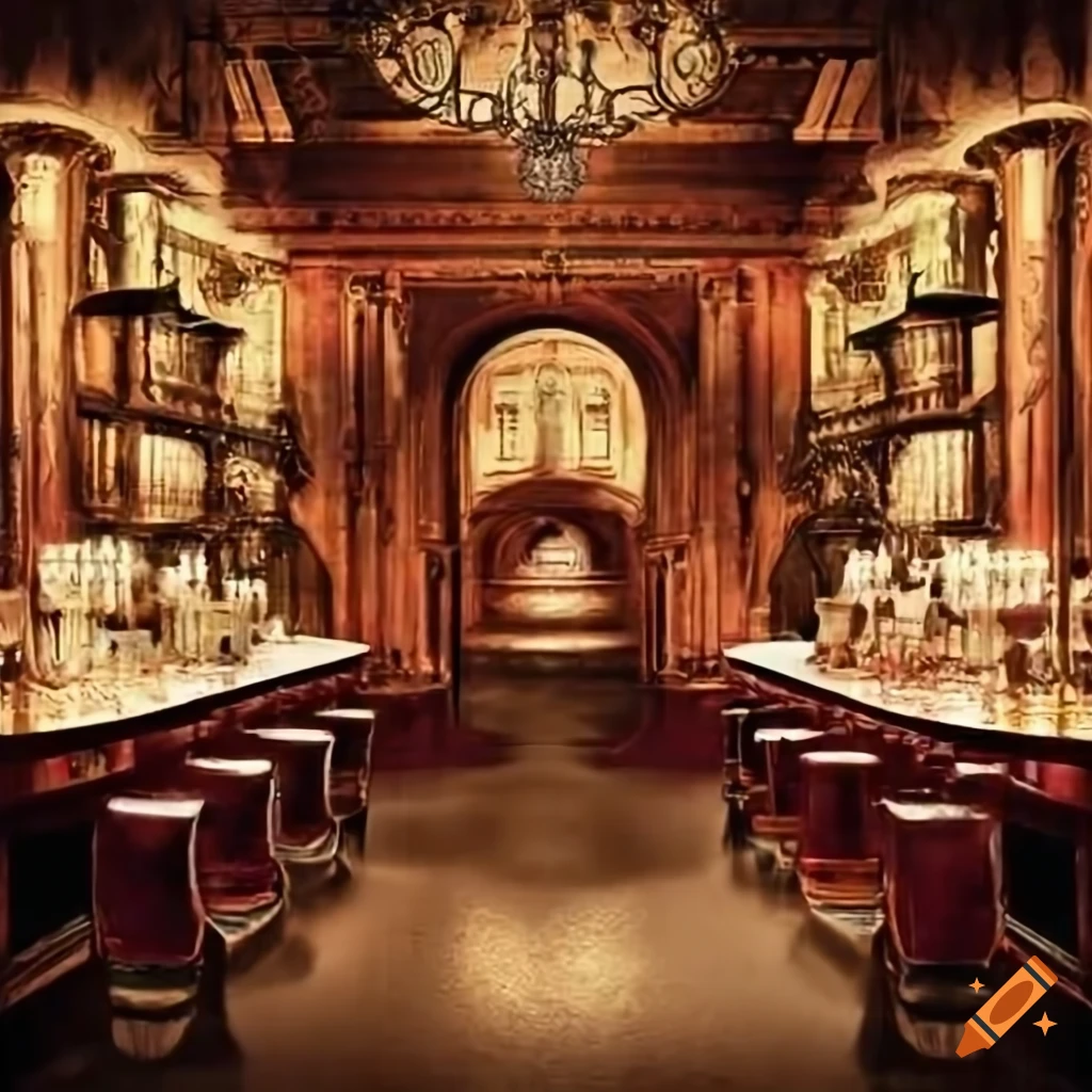 Grand speakeasy ambiance in New York during the 1920s