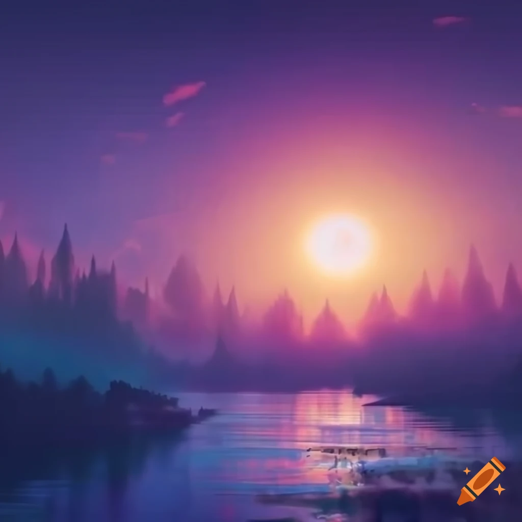 Ultra-detailed 4K sun with different colors in a magical fantasy atmosphere