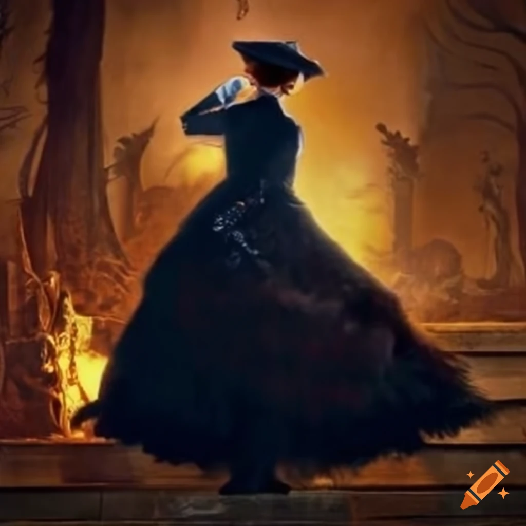 Mary Poppins battling werewolves in Victorian gaslight setting
