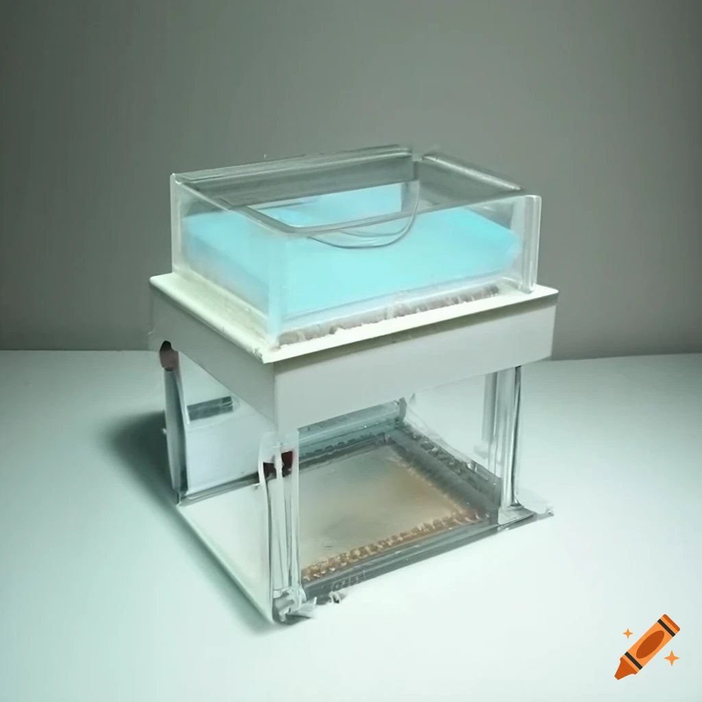 Open incubator with 3D-printed green polymer acoustic damping parts