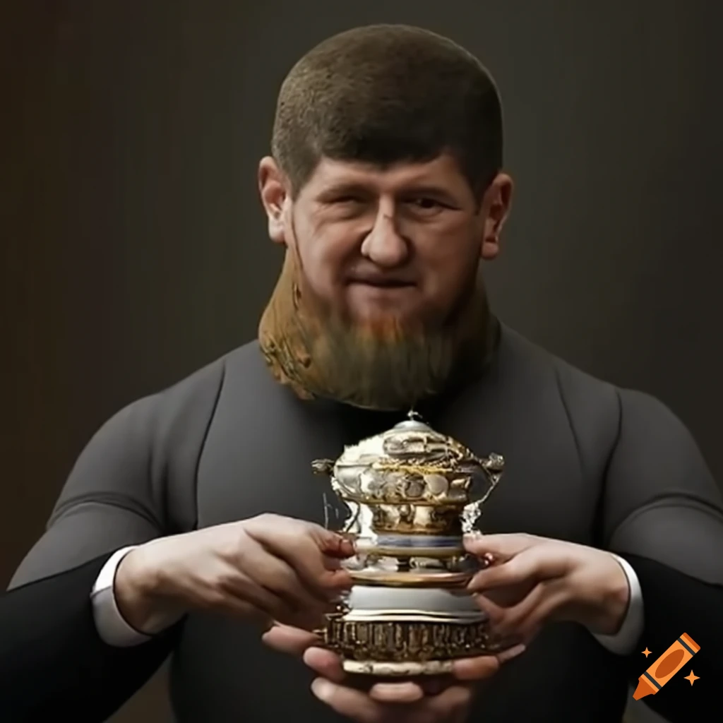 Ramzan Kadyrov with censer in hands