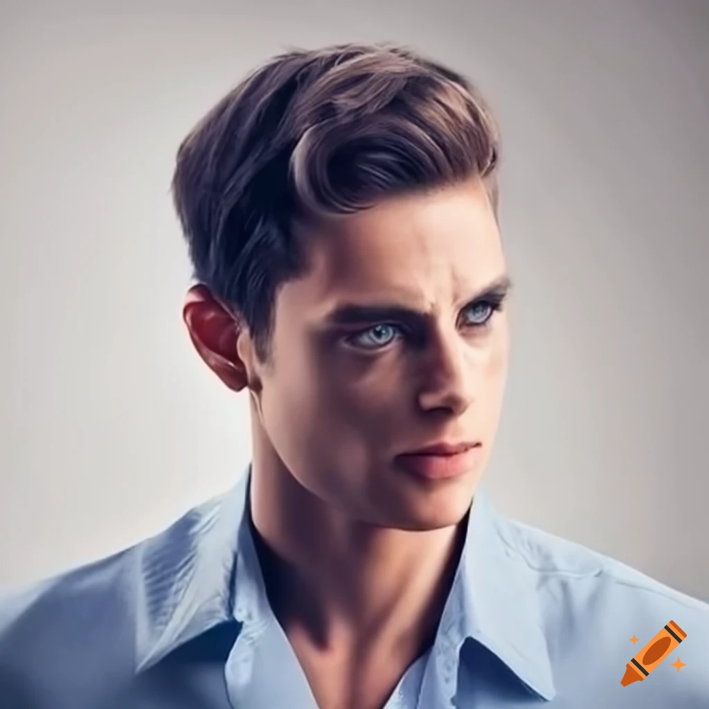 Average looking guy in a button-down shirt