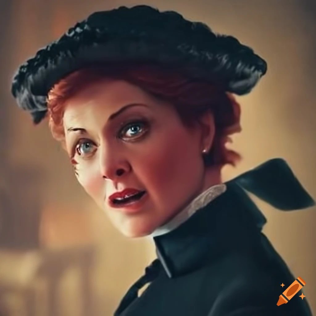 Mary Poppins battling werewolves in Victorian gaslight setting