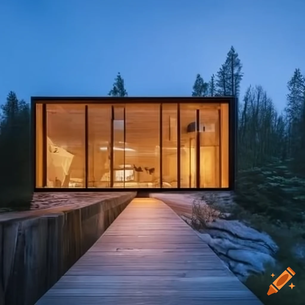 Phenomenal force of nature in stunning architecture with hygge concept ...