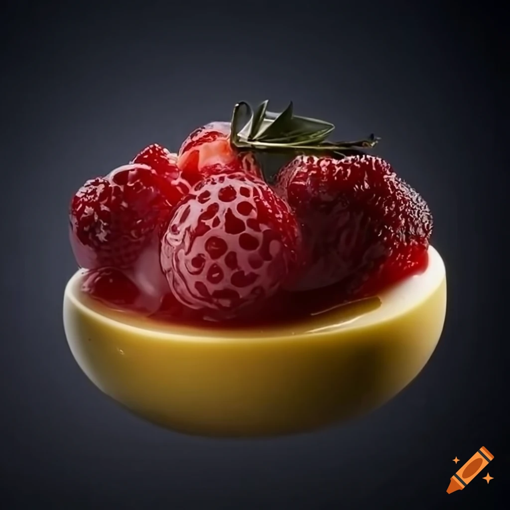 Panna cotta dessert