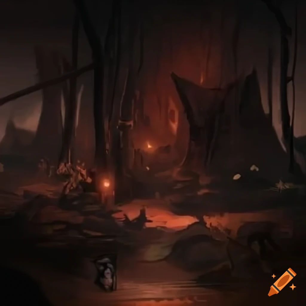 2D post-apocalyptic side-scrolling background