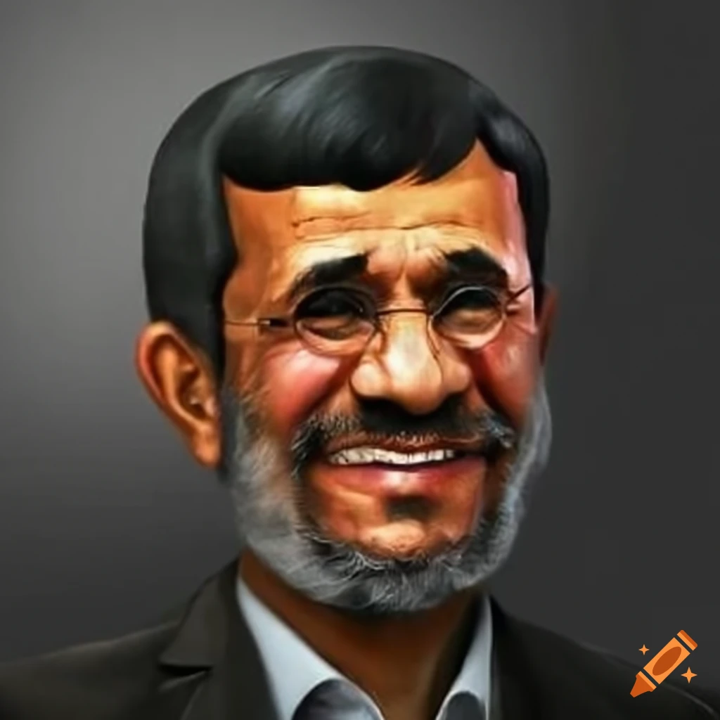 Portrait of Ahmadinejad