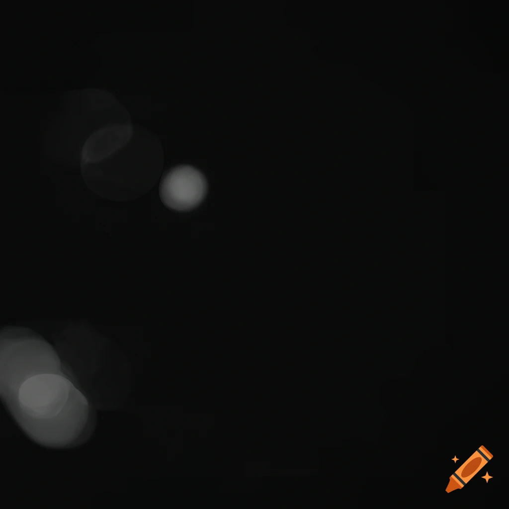 Abstract black cosmos representing solitude
