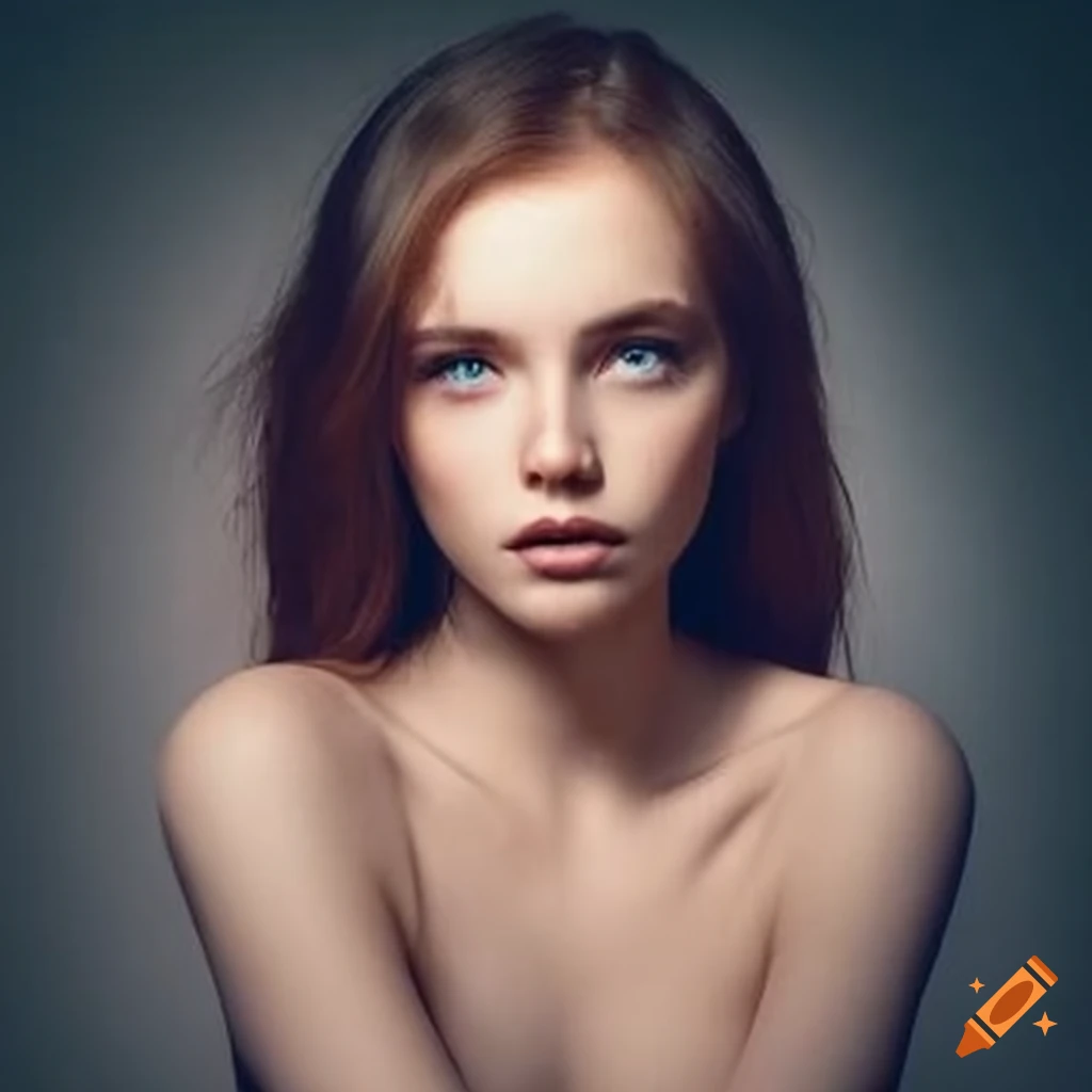 Confident woman embracing self-love