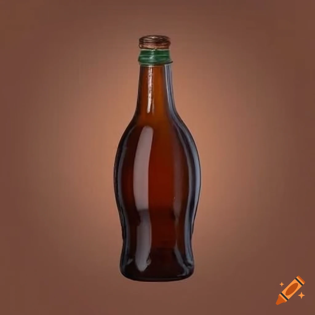 Antique sarsaparilla bottle filled with rich brown cola