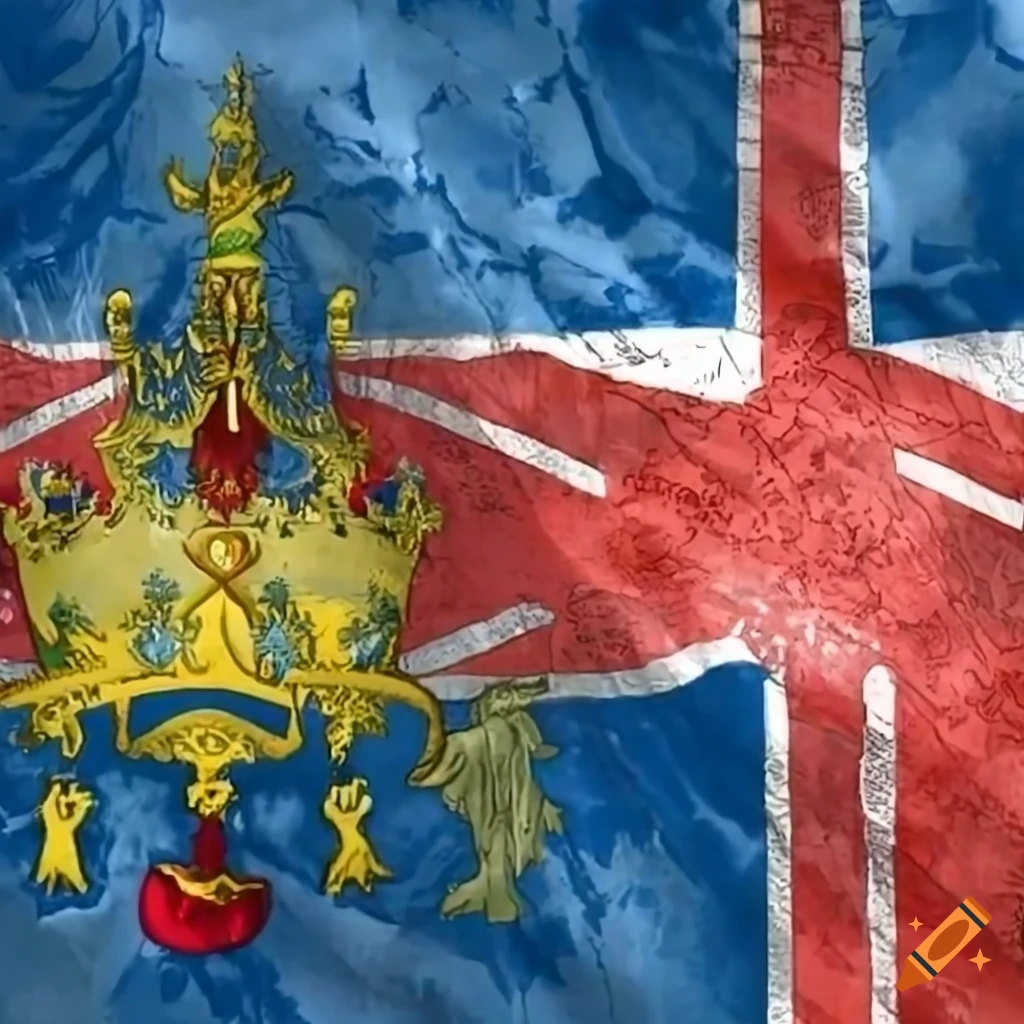 Union Jack flag flying in the United Kingdom