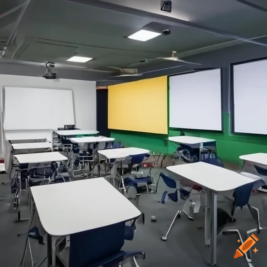 Modern classroom for hospitality industry training